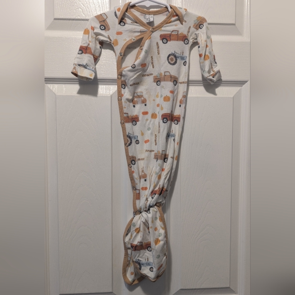 Copper Pearl Knotted Gown